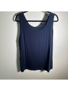 Sonoma Navy Tank Top Size 2X